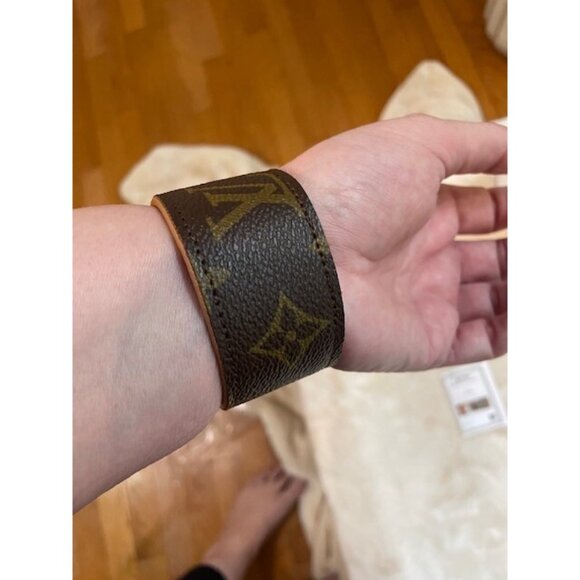 Authentic Louis Vuitton Upcycled Cuff Bracelet - Picture 7 of 9